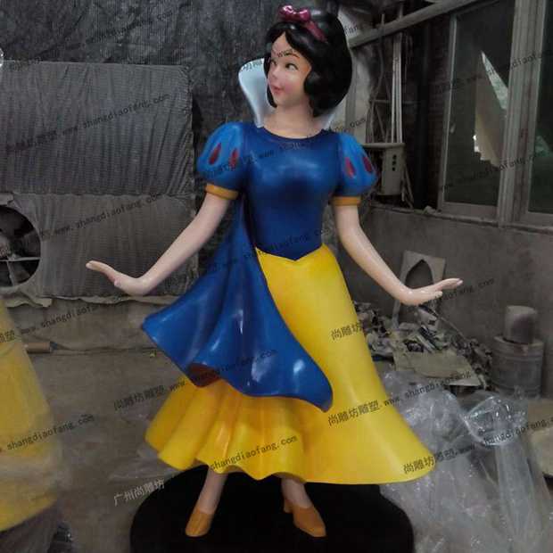 白雪公主玻璃钢雕塑