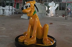 【卡通动物】布鲁托狗雕塑——布鲁托是米奇宠物，米奇最喜欢的狗狗