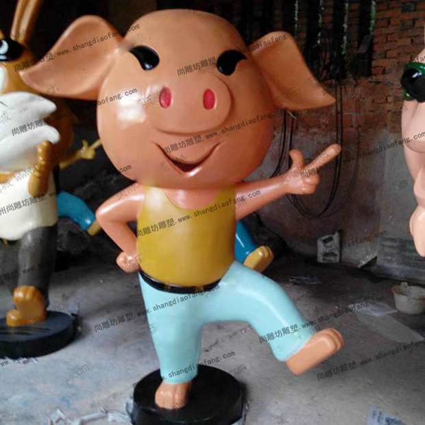 创意动物雕塑猪雕塑