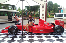 【机械模型】仿真F1红色法拉利赛车模型，F1赛车共夺16次车队冠军