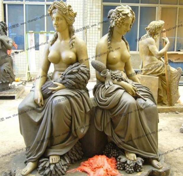 欧式人物雕塑2